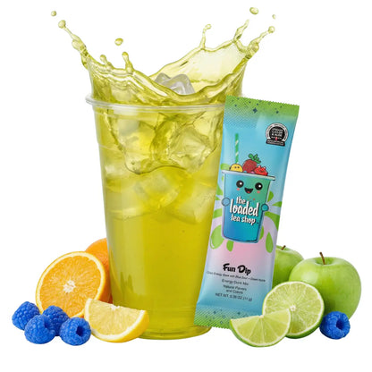 The Loaded Tea Shop - 40 Flavors, 1 Packet Makes 32 Oz, Zero Sugar, Zero Carbs, Zero Calories, Zero Artificial Colors & Flavors, B-Complex, Vitamins D3 & K2, Aloe, 200Mg Natural Caffeine, Build Your Own Bundle, Functional Energy Tea Packs