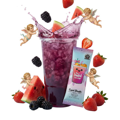 The Loaded Tea Shop - 40 Flavors, 1 Packet Makes 32 Oz, Zero Sugar, Zero Carbs, Zero Calories, Zero Artificial Colors & Flavors, B-Complex, Vitamins D3 & K2, Aloe, 200Mg Natural Caffeine, Build Your Own Bundle, Functional Energy Tea Packs