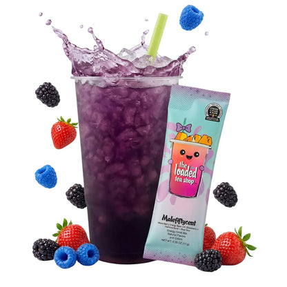 The Loaded Tea Shop - 40 Flavors, 1 Packet Makes 32 Oz, Zero Sugar, Zero Carbs, Zero Calories, Zero Artificial Colors & Flavors, B-Complex, Vitamins D3 & K2, Aloe, 200Mg Natural Caffeine, Build Your Own Bundle, Functional Energy Tea Packs