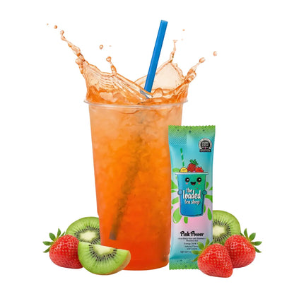 The Loaded Tea Shop - 40 Flavors, 1 Packet Makes 32 Oz, Zero Sugar, Zero Carbs, Zero Calories, Zero Artificial Colors & Flavors, B-Complex, Vitamins D3 & K2, Aloe, 200Mg Natural Caffeine, Build Your Own Bundle, Functional Energy Tea Packs