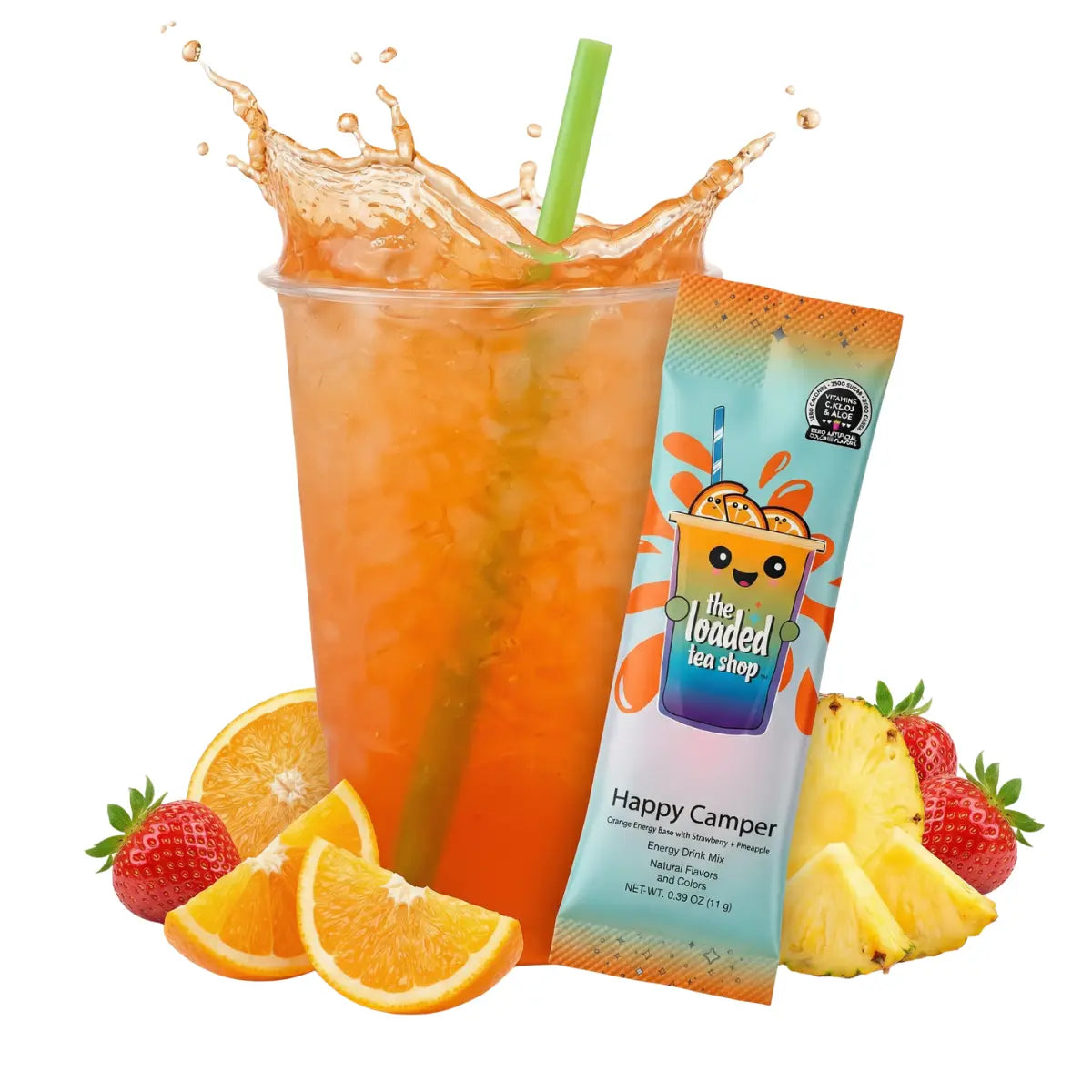 The Loaded Tea Shop - 40 Flavors, 1 Packet Makes 32 Oz, Zero Sugar, Zero Carbs, Zero Calories, Zero Artificial Colors & Flavors, B-Complex, Vitamins D3 & K2, Aloe, 200Mg Natural Caffeine, Build Your Own Bundle, Functional Energy Tea Packs