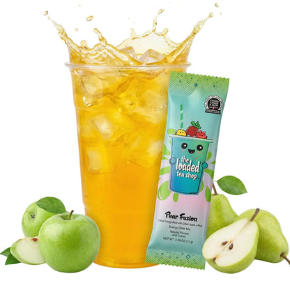 The Loaded Tea Shop - 40 Flavors, 1 Packet Makes 32 Oz, Zero Sugar, Zero Carbs, Zero Calories, Zero Artificial Colors & Flavors, B-Complex, Vitamins D3 & K2, Aloe, 200Mg Natural Caffeine, Build Your Own Bundle, Functional Energy Tea Packs