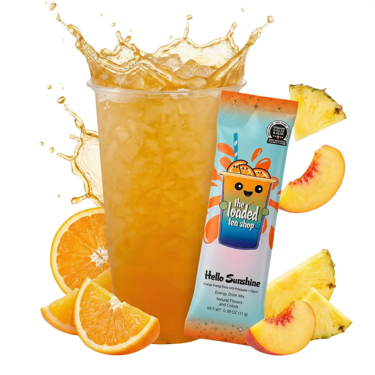 The Loaded Tea Shop - 40 Flavors, 1 Packet Makes 32 Oz, Zero Sugar, Zero Carbs, Zero Calories, Zero Artificial Colors & Flavors, B-Complex, Vitamins D3 & K2, Aloe, 200Mg Natural Caffeine, Build Your Own Bundle, Functional Energy Tea Packs
