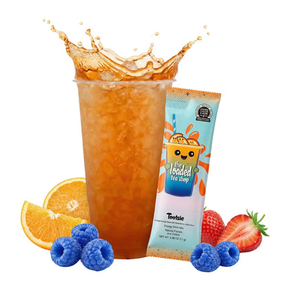 The Loaded Tea Shop - 40 Flavors, 1 Packet Makes 32 Oz, Zero Sugar, Zero Carbs, Zero Calories, Zero Artificial Colors & Flavors, B-Complex, Vitamins D3 & K2, Aloe, 200Mg Natural Caffeine, Build Your Own Bundle, Functional Energy Tea Packs