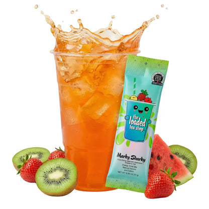 The Loaded Tea Shop - 40 Flavors, 1 Packet Makes 32 Oz, Zero Sugar, Zero Carbs, Zero Calories, Zero Artificial Colors & Flavors, B-Complex, Vitamins D3 & K2, Aloe, 200Mg Natural Caffeine, Build Your Own Bundle, Functional Energy Tea Packs