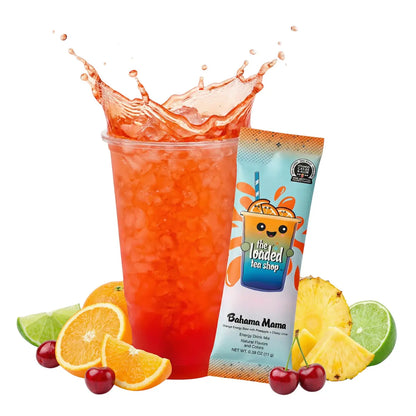 The Loaded Tea Shop - 40 Flavors, 1 Packet Makes 32 Oz, Zero Sugar, Zero Carbs, Zero Calories, Zero Artificial Colors & Flavors, B-Complex, Vitamins D3 & K2, Aloe, 200Mg Natural Caffeine, Build Your Own Bundle, Functional Energy Tea Packs
