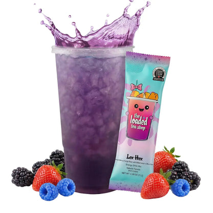 The Loaded Tea Shop - 40 Flavors, 1 Packet Makes 32 Oz, Zero Sugar, Zero Carbs, Zero Calories, Zero Artificial Colors & Flavors, B-Complex, Vitamins D3 & K2, Aloe, 200Mg Natural Caffeine, Build Your Own Bundle, Functional Energy Tea Packs
